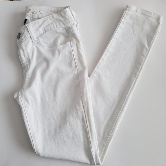 American Eagle Stretch Skinny Jegging, White, 4 - Picture 2 of 9